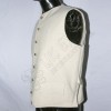 Civil War Vest Coat Cream Wool with Brass Button