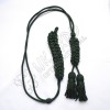 Shako cord white wool with square Russian braid